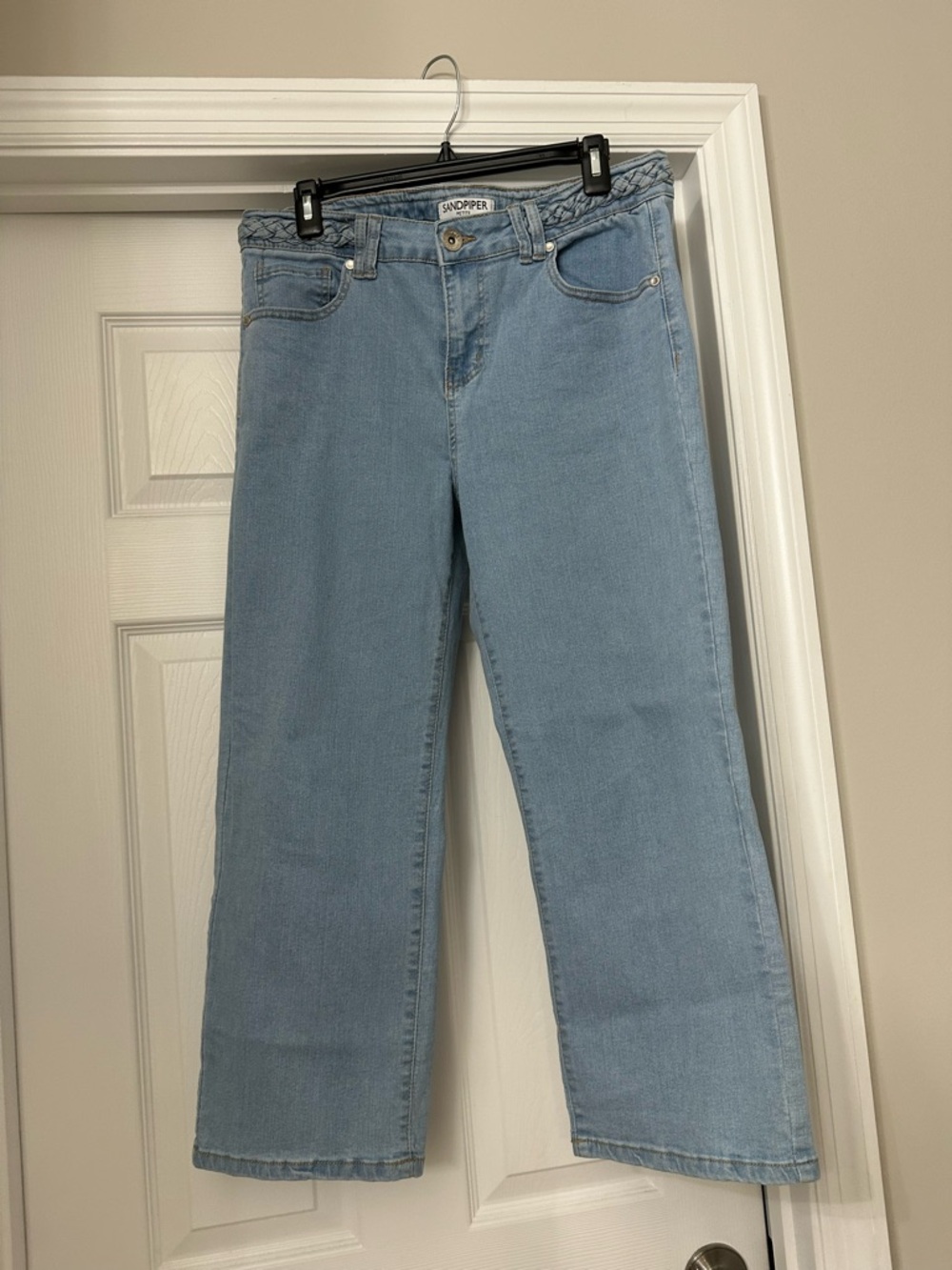 Sandpiper Light Blue Straight Leg Jeans